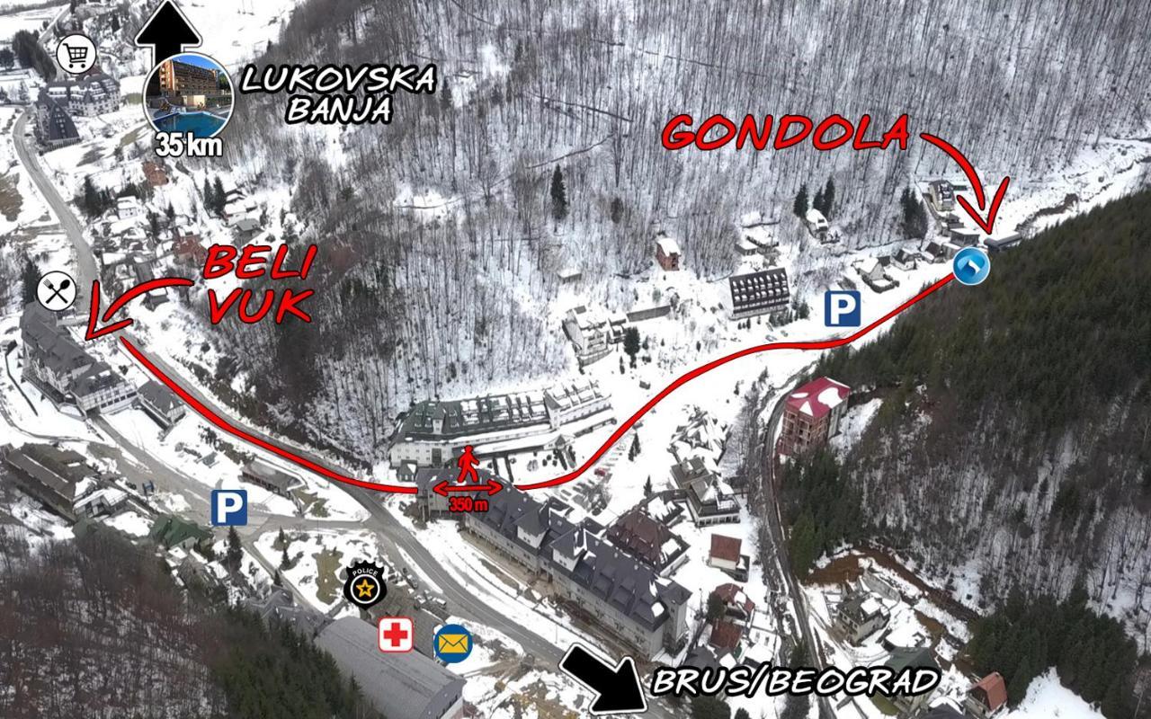 Beli Vuk - Brzece, Kopaonik Daire Dış mekan fotoğraf